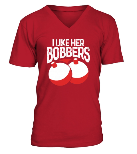 I Like Her Bobbers Men's V-Neck T-shirt