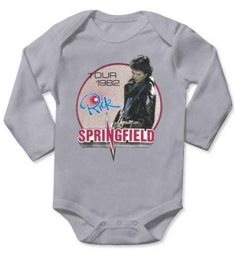 Rick Springfield music Long Sleeve Baby One-Piece
