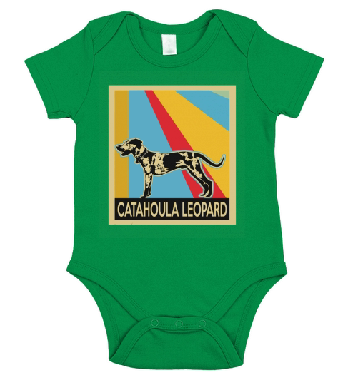 Vintage Catahoula leopard Tshirt 1 Short Sleeve Baby One-Piece
