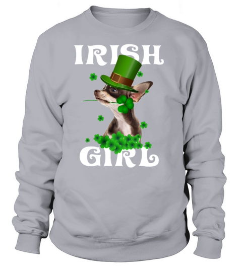 Chihuahua Patricks Day Gift For Chihuahua Lovers Women's Sweatshirt