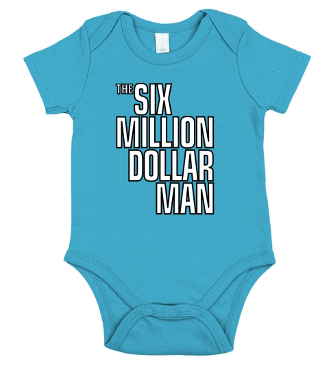 Six Million Dollar Man Short Sleeve Baby One-Piece