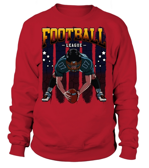 Cool American Football Player Trendy Team Sports Women's Sweatshirt