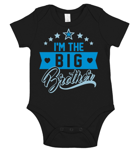 Im the big Brother - Siblings - Baby-Present-Gift Short Sleeve Baby One-Piece