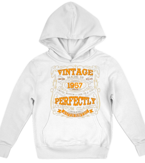 Legends Vintage Made In 1957 Kids Hoodie