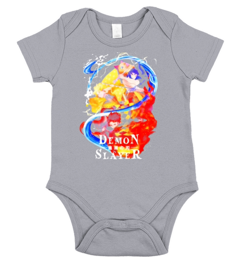 Slayer Demon Anime Graphic Short Sleeve Baby One-Piece