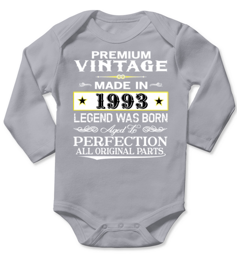PREMIUM VINTAGE 1993 Long Sleeve Baby One-Piece