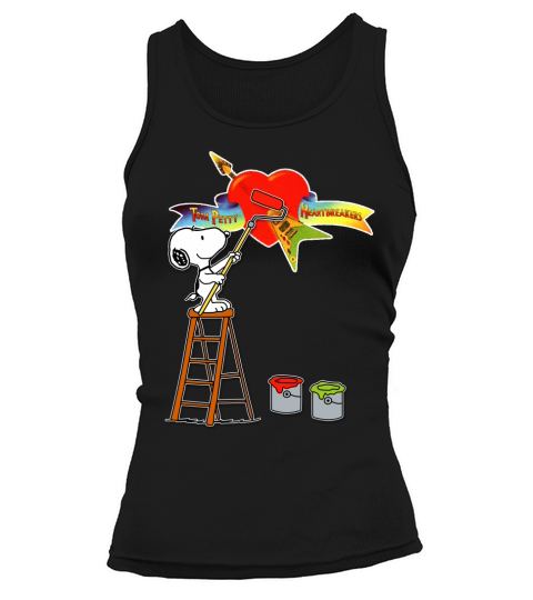 Snoopys Painting The picture- Tom Petty & the Heartbreakers Tank top Woman
