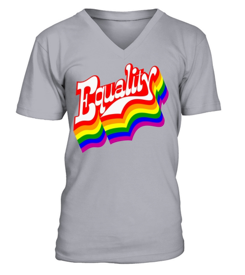 Equality Retro Tee Shirt Men's V-Neck T-shirt