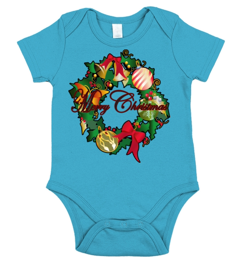 Christmas Short Sleeve Baby One-Piece