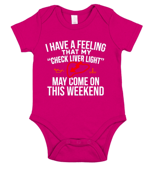 I have a felling that my check liver light T-Shirt Short Sleeve Baby One-Piece
