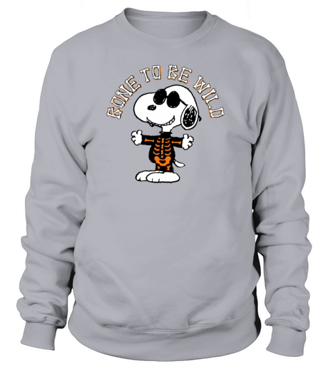 Peanuts Halloween Snoopy Bone 2 Be Wild Women's Sweatshirt