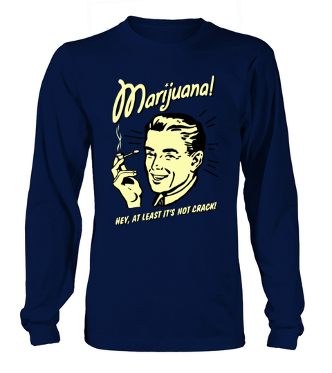 Funny vintage marijuana joke Women's Long Sleeve