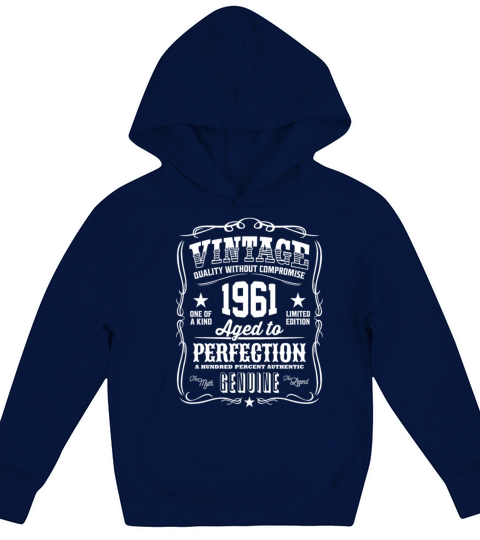 Vintage 1961 Aged to Perfection Kids Hoodie