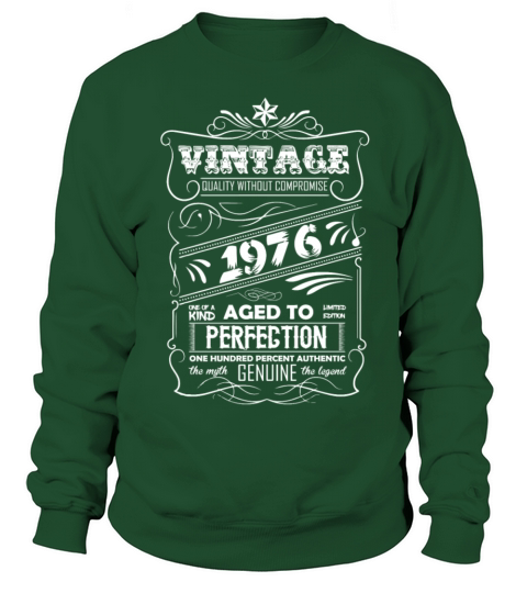 Vintage Aged To Perfection 1976 Men's Sweatshirt
