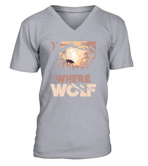 Wolf Wolves Men's V-Neck T-shirt