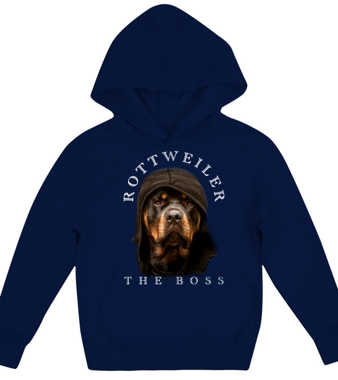 Rottweiler die Chef-Hemden Kids Hoodie