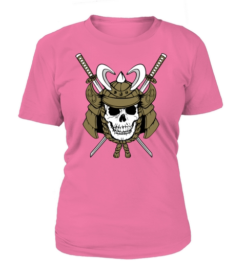 Skull Katana Helmet Samurai War Women's T-Shirt