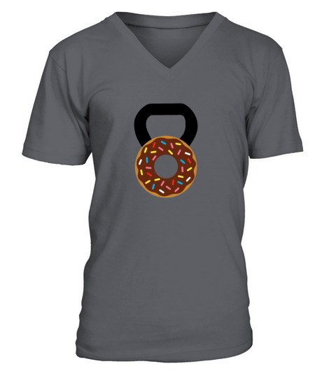Donut Kettlebell Men's V-Neck T-shirt