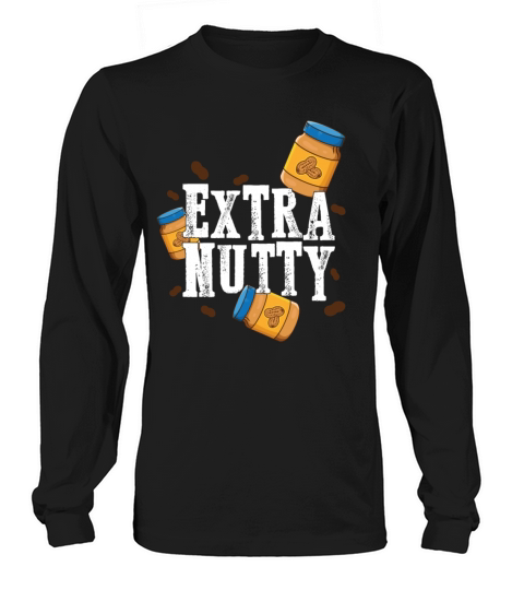 Extra Nutty Peanut Butter Naughty Christmas Santa Men's Long Sleeve