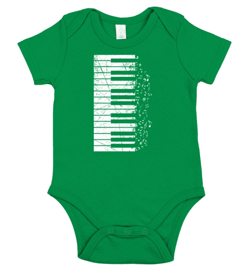Piano Music Lessons Piano School Pianist Short Sleeve Baby One-Piece