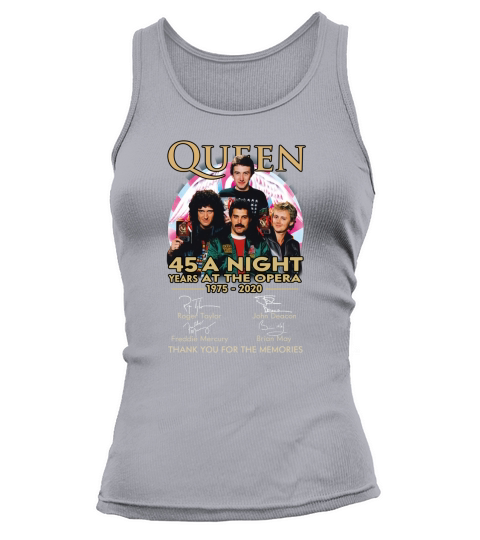 Queen 45 years A Night at the Opera album from 1975 to 2020 signatures Tank top Woman