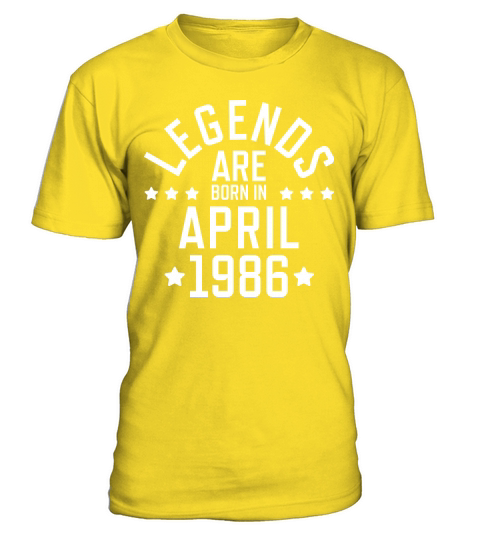 Legends are born April 1986 Men's T-Shirt
