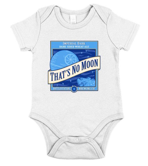 THATS NO MOON ALE T-Shirt Short Sleeve Baby One-Piece