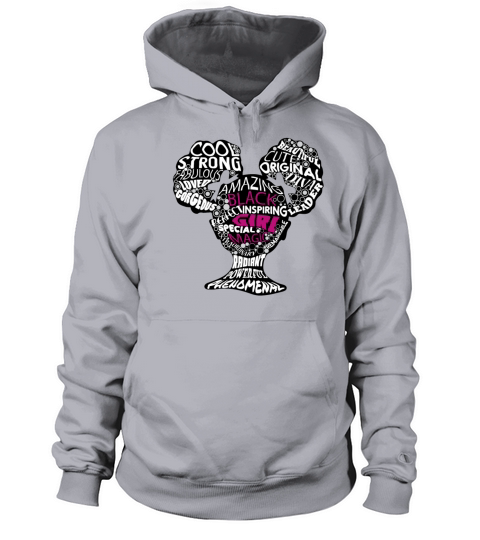 Black Girl Magic Word Montage Women's Hoodie