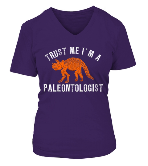 Im A Paleontologist Paleontology Dinosaurs T rex Women's V-Neck T-shirt