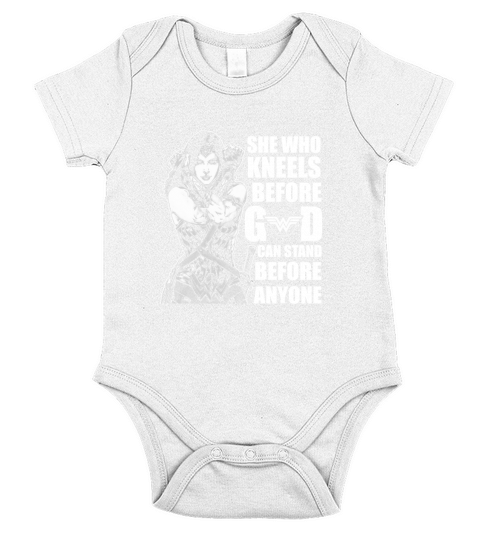 She who kneels before god Short Sleeve Baby One-Piece
