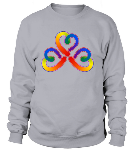 Rainbow Colored Hearts LGBT Pride Tshirt Women's Sweatshirt