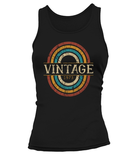 1973 birthday vintage gift idea retro Women's Tank Top