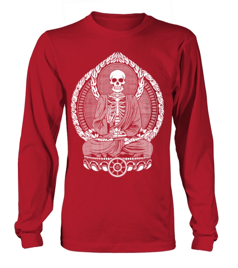 Starving Buddha Skeleton Women's Long Sleeve