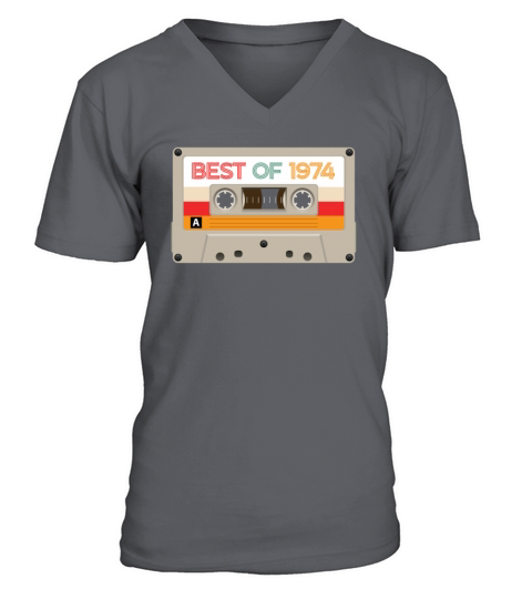 Vintage Cassette Tape Shirt Birthday Gifts Retro Men's V-Neck T-shirt