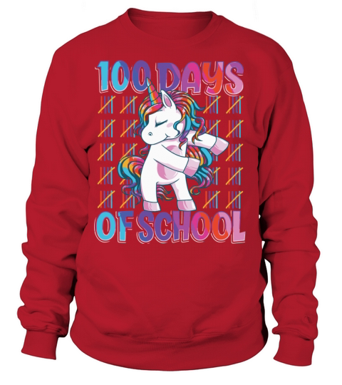 100 Days Of School Unicorn 100 Days Smarter 100th Women's Sweatshirt