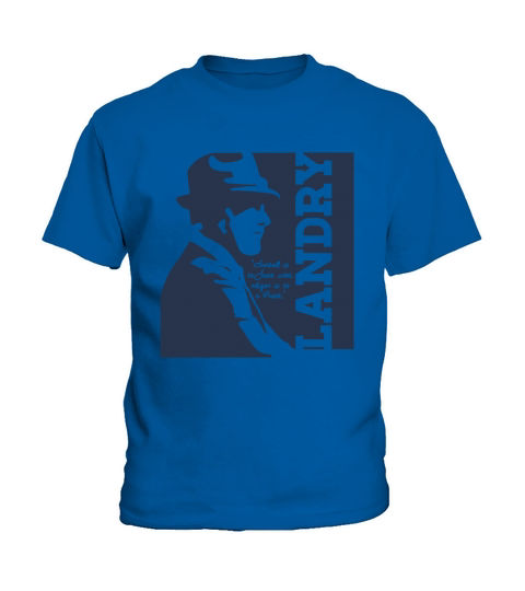 Wishful Inking Football Vintage Head Legendary Coach Tom Landry Kids T-Shirt