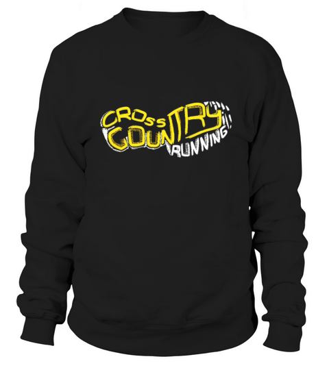 Cross Country Running Runner CC XC Shoe Imprint Sweatshirt Unisex