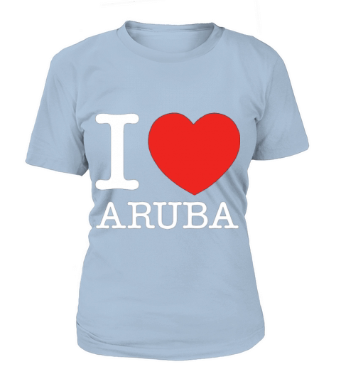 I Love Heart Aruba Funny T Shirt Women's T-Shirt