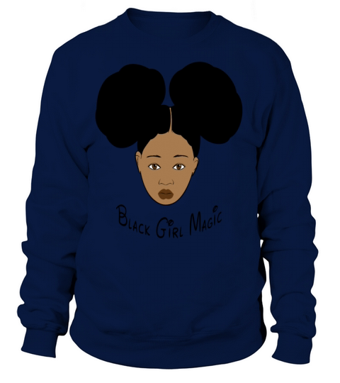 Black Girl Magic Afro Puffs Women's Sweatshirt