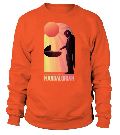 Star Wars The Mandalorian The Child Sunset Meeting Women's Sweatshirt