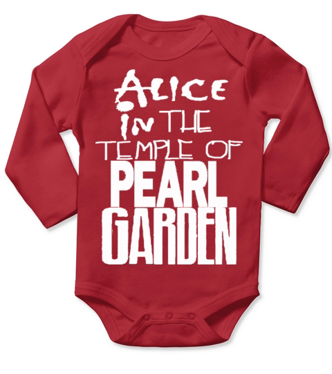 Alice in The Temple Of Pearl Garden Long Sleeve Baby One-Piece