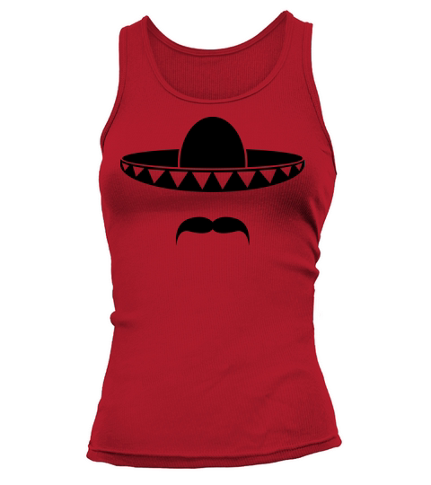 Sombrero with a beard from Mexico Women's Tank Top