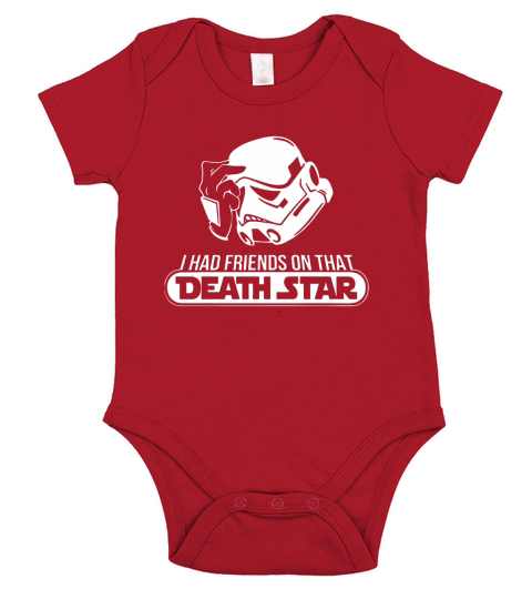 I Had Friends On That Death Star Short Sleeve Baby One-Piece