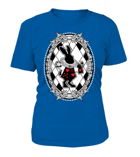 White Rabbit Wonderland Animal Rabbithole Women's T-Shirt
