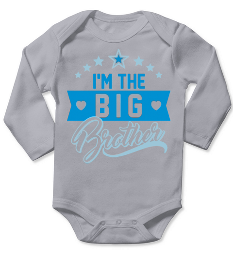 Im the big Brother - Siblings - Baby-Present-Gift Long Sleeve Baby One-Piece