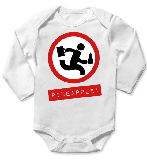 Chuck Pineapple! shirt Long Sleeve Baby One-Piece