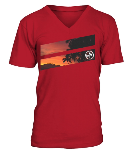 Tropical Beach Men's V-Neck T-shirt