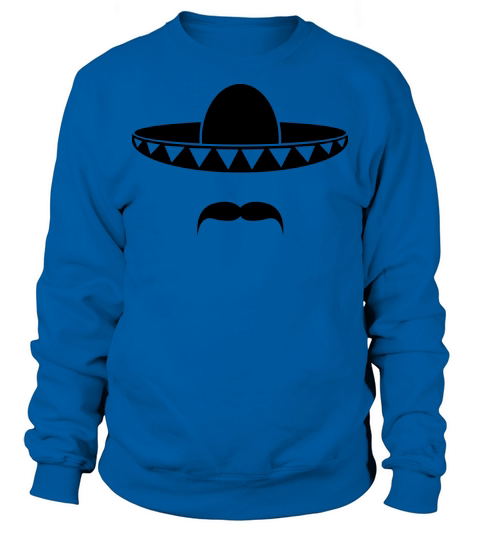 Sombrero with a beard from Mexico Men's Sweatshirt