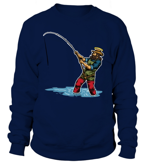 Cool Jesus Fishing Gift Idea Women's Sweatshirt