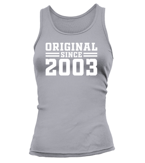 18th Birthday Gift Vintage 2003 18 Years Women's Tank Top